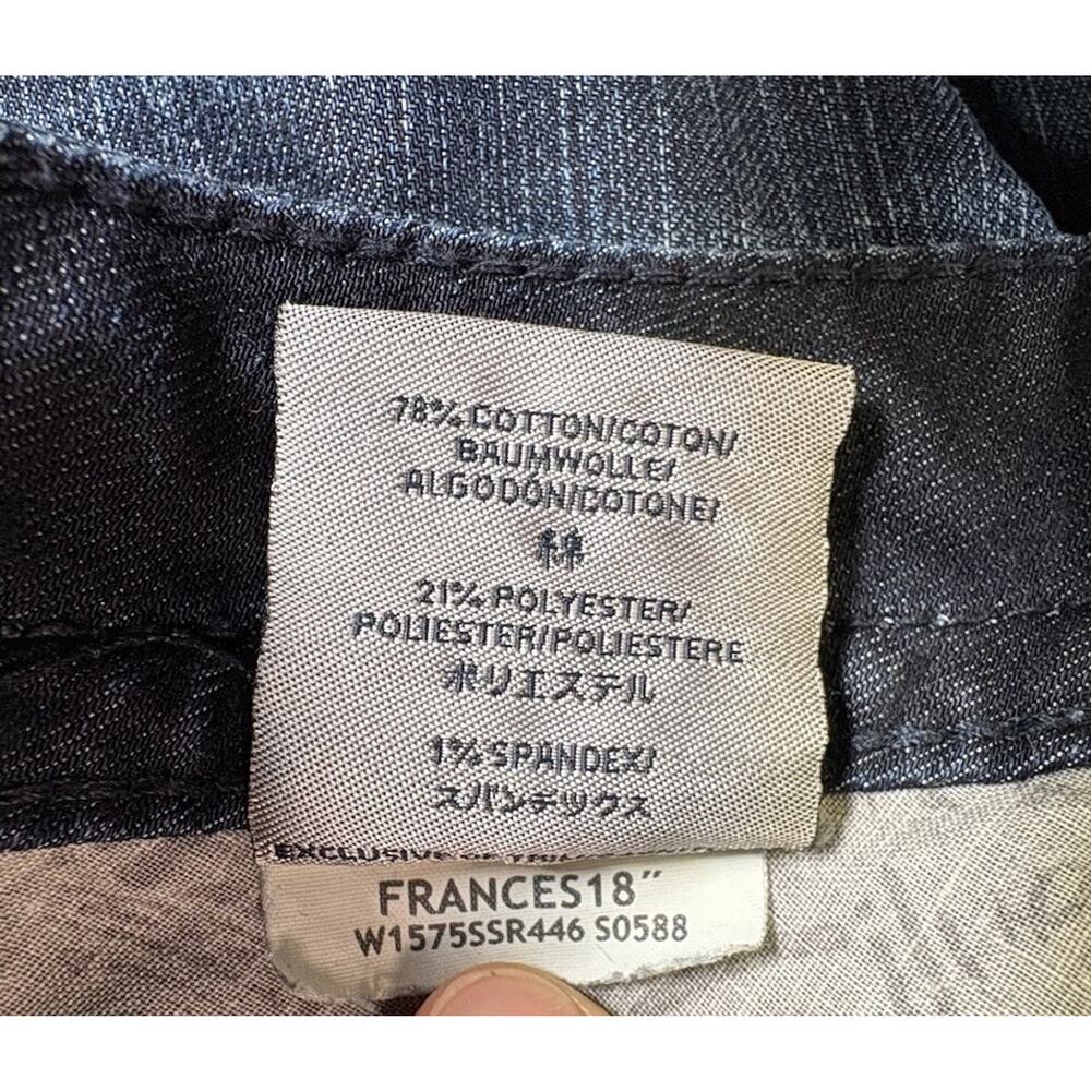 Silver Jeans Co Frances Dark Wash Denim Jeans Women’s Size 18 Inseam 35 - Picture 9 of 11